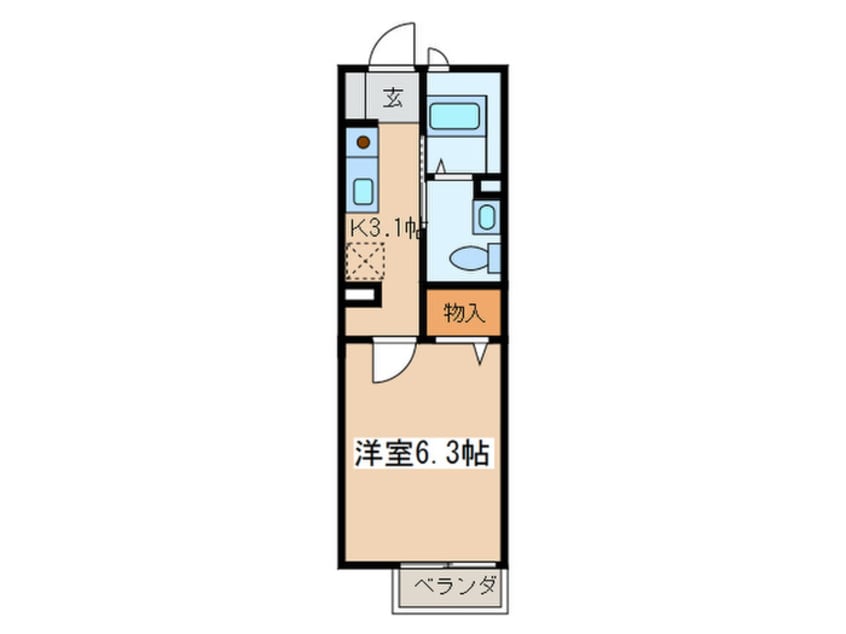 間取図 メゾンわかくさ