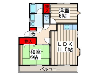 間取図 ユニオンハイツⅡ