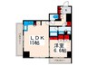 ステイシス町屋 1LDKの間取り