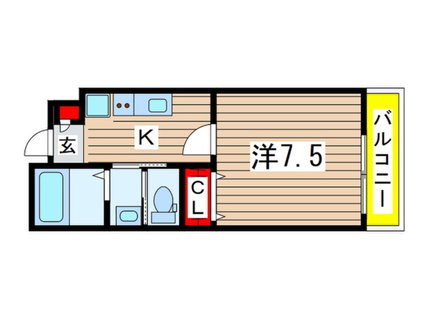 間取図 AQUE16