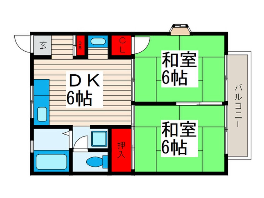 間取図 ｴﾄｽ 02