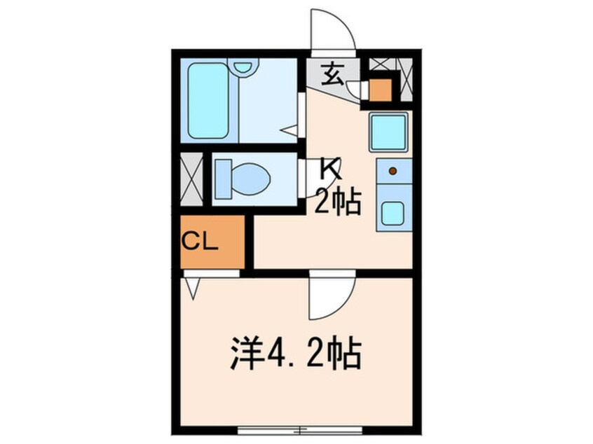 間取図 リブリ・ドルフ上野毛