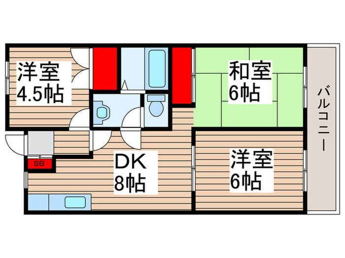 間取り図 パークヒルズ入谷