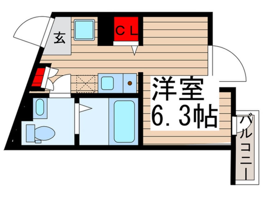 間取図 ルノン北千住