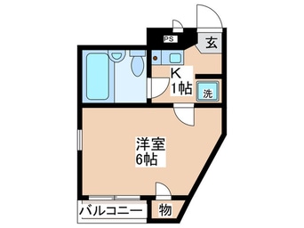 間取図 キャトルセゾン東橋本