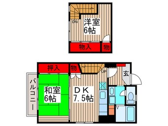 間取図 オクタビア・ヒルＤ