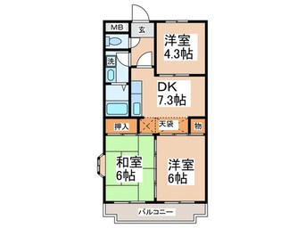 間取図 サニーレジデンス