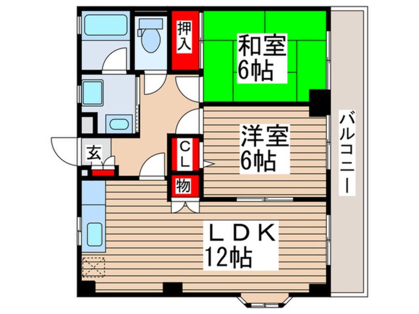 間取図 サンライズマンション