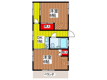 間取図 新都心ハイツ
