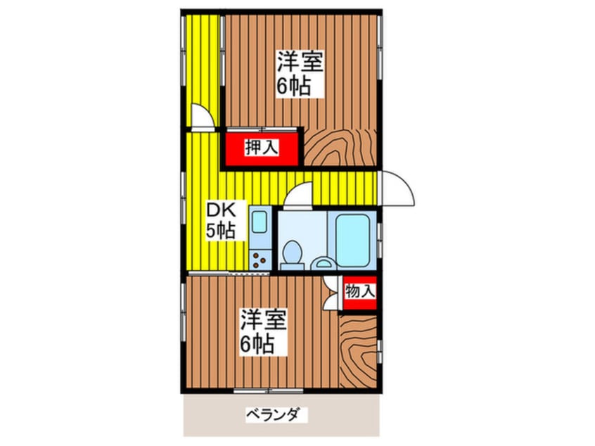 間取図 新都心ハイツ