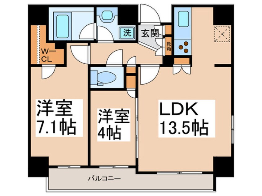 間取図 パ－クアクシス浅草橋