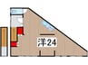 武藤店舗 1Rの間取り