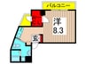 シ－ウェ－ブ東綾瀬 1Rの間取り