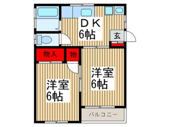 間取図 西ハイツ