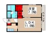 プレミ－ルドルチェ 1LDKの間取り