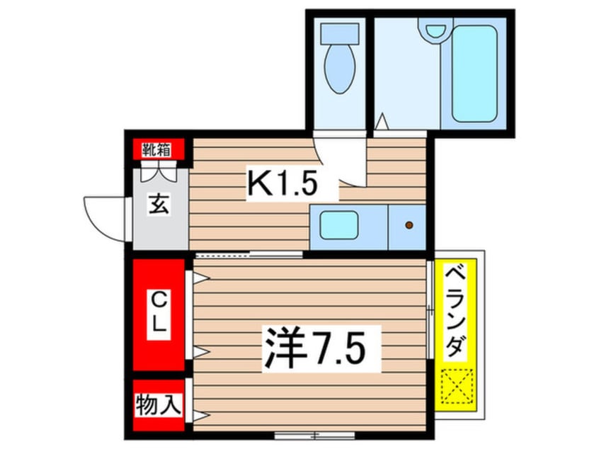 間取図 メゾン南小岩7