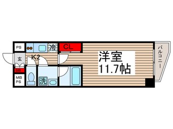 間取図 プロスペクト門前仲町(304)