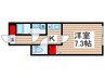 MQuarto豊四季 1Kの間取り