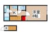 MQuarto豊四季 1Kの間取り
