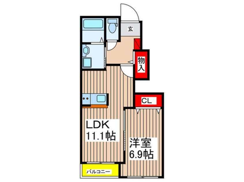 間取図 ヒルクレストサンワ