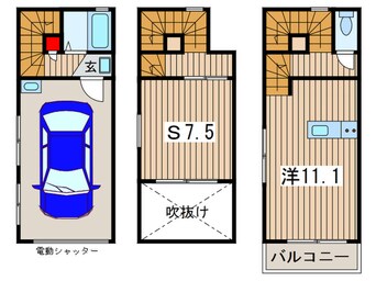 間取図 ゴリラガレージⅠ