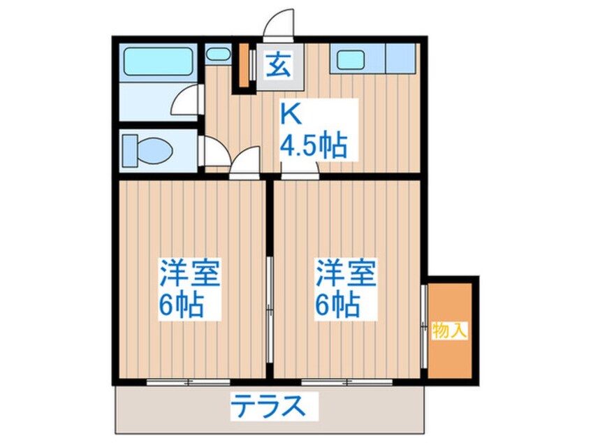 間取図 コ－ポ石川