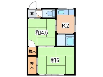 間取図 梅ノ木荘