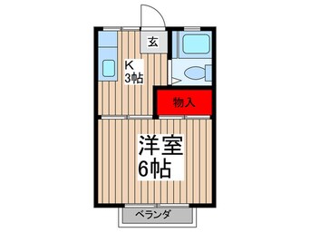 間取図 ハイツオオヌキ