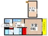 ＹＫハウス 1Kの間取り