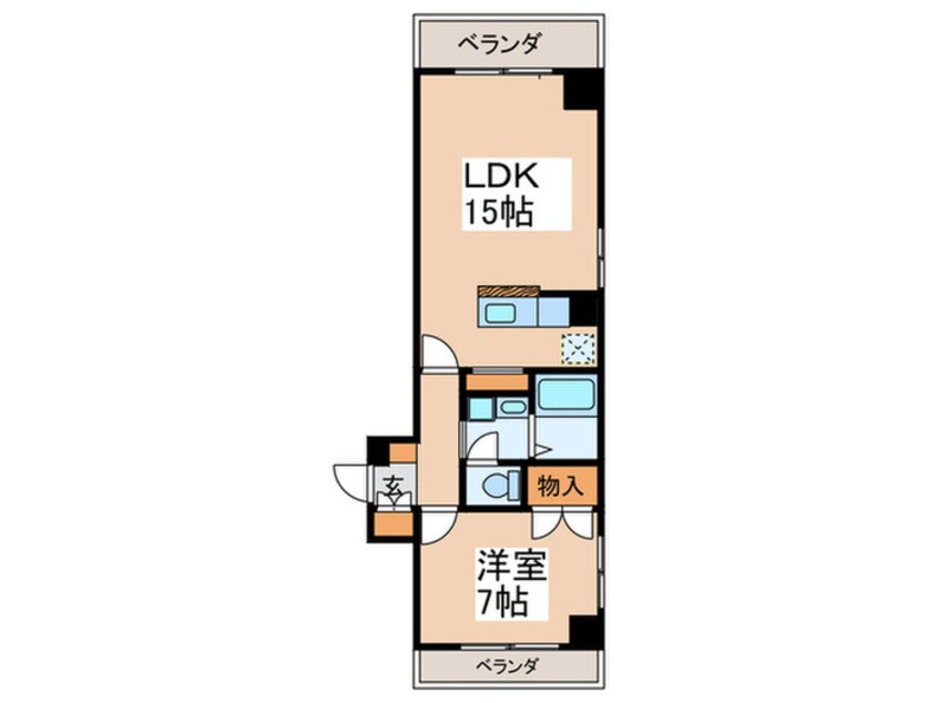 間取図 アレックスビル