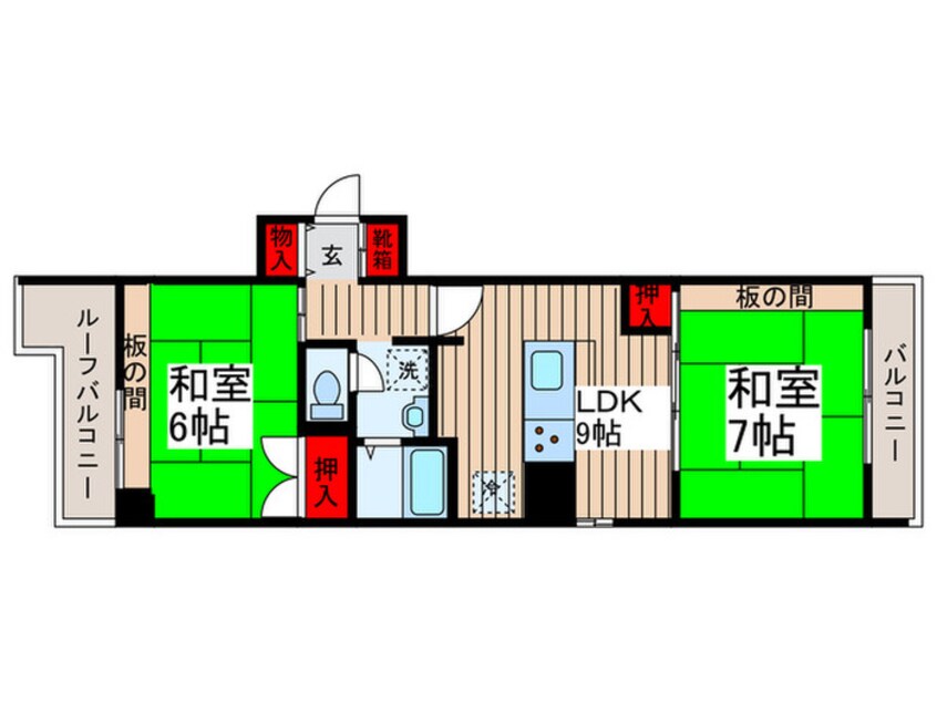 間取図 アレックスビル