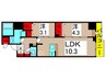 S-RESIDENCE綾瀬rivie 2LDKの間取り