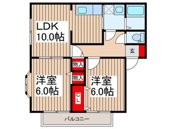 間取図 フェアリーウィステリア壱番館