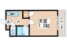 ト－ンクラスタ－学園 1Kの間取り