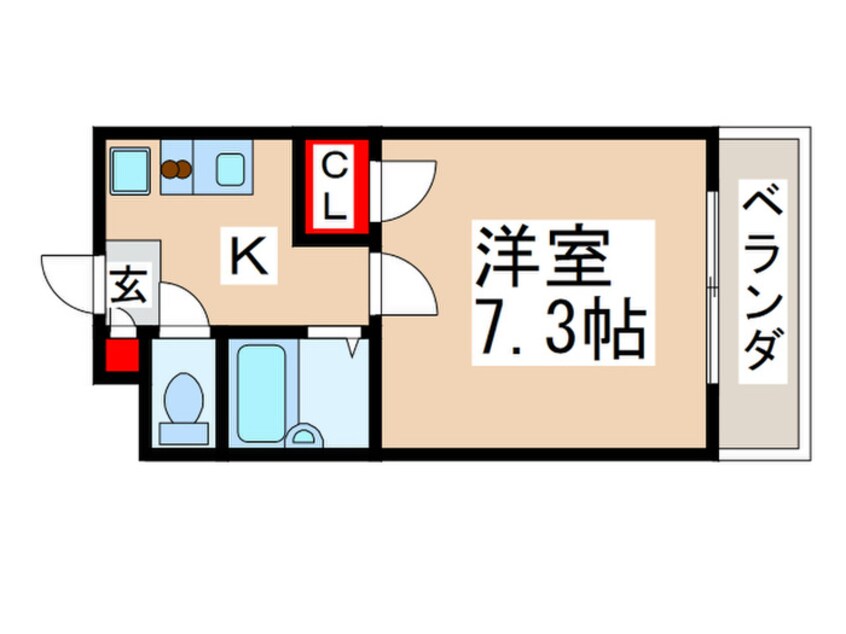 間取図 ト－ンクラスタ－学園