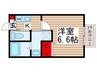 コモド馬込沢B 1Kの間取り