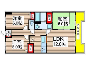 間取図 グリ－ンヒルズＭＫ