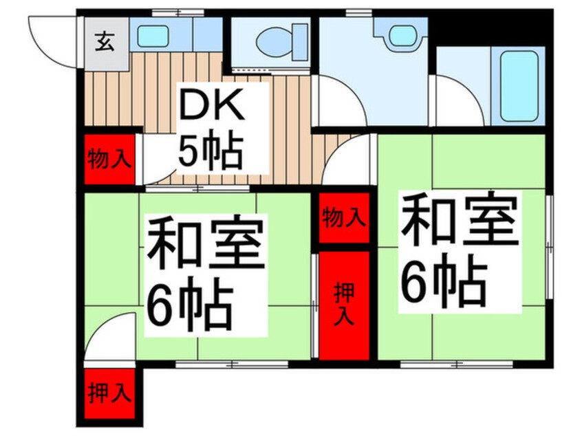 間取図 サンハイツ