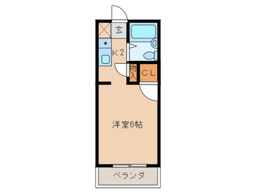 間取図 トラストビラ多摩センター