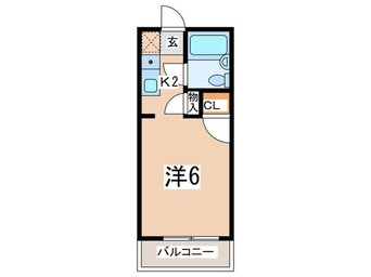 間取図 トラストビラ多摩センター