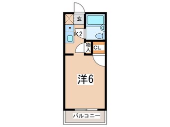 間取図 トラストビラ多摩センター