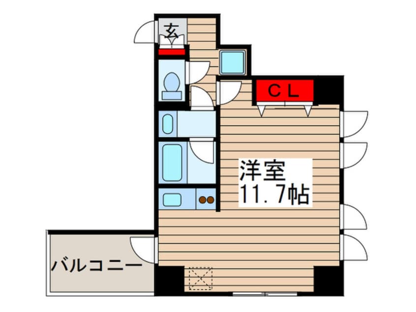 間取図 カスタリア北上野