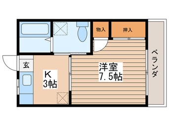 間取図 コーポ榎本