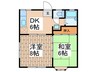 りむーるA 2DKの間取り