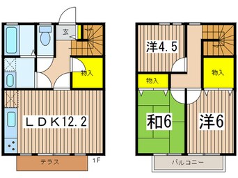 間取図 シ－サイドテラスⅠ