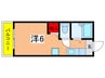 アゼリアガーデンズ柿生 1Rの間取り