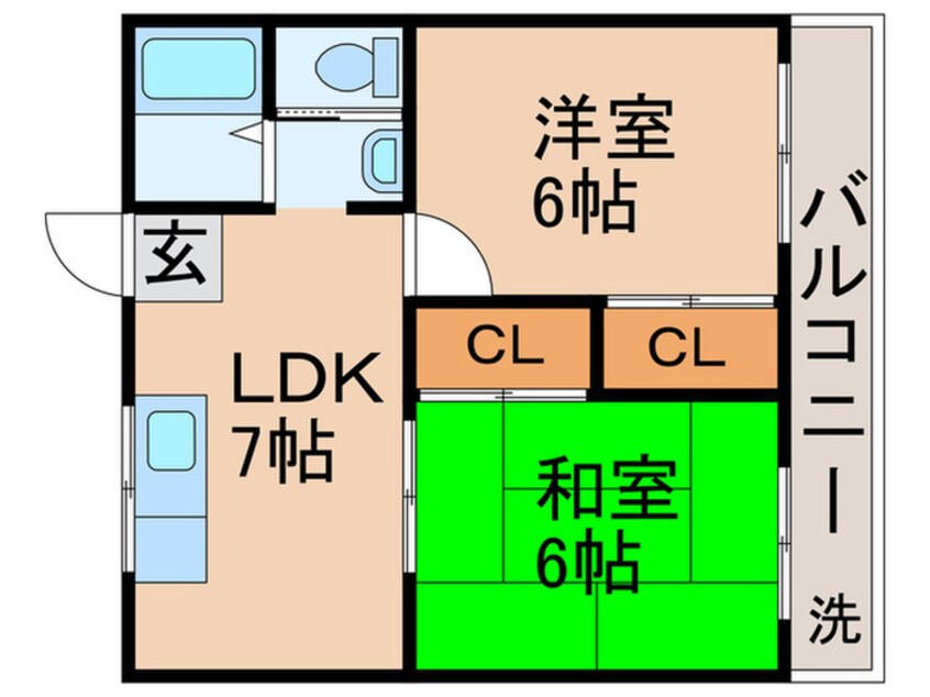 間取図 寿コーポ