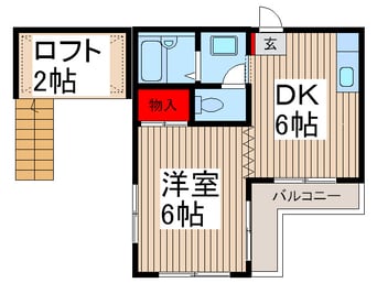 間取図 エニ－セ南１号棟・２号棟