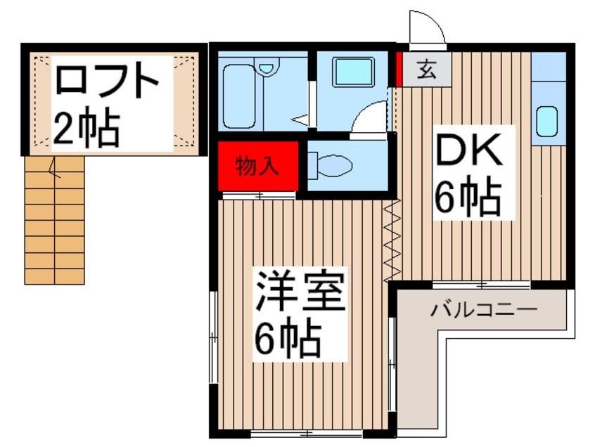 間取図 エニ－セ南１号棟・２号棟