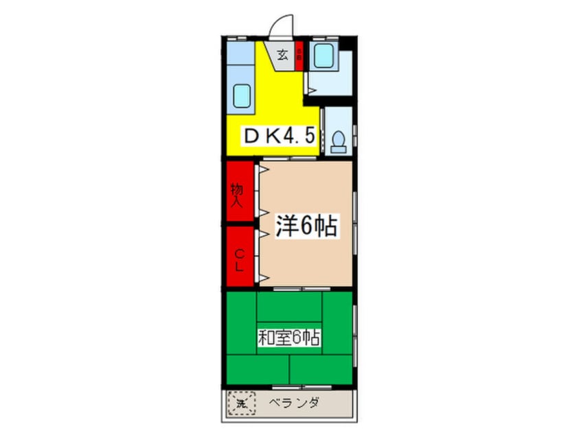 間取図 阿部コーポ